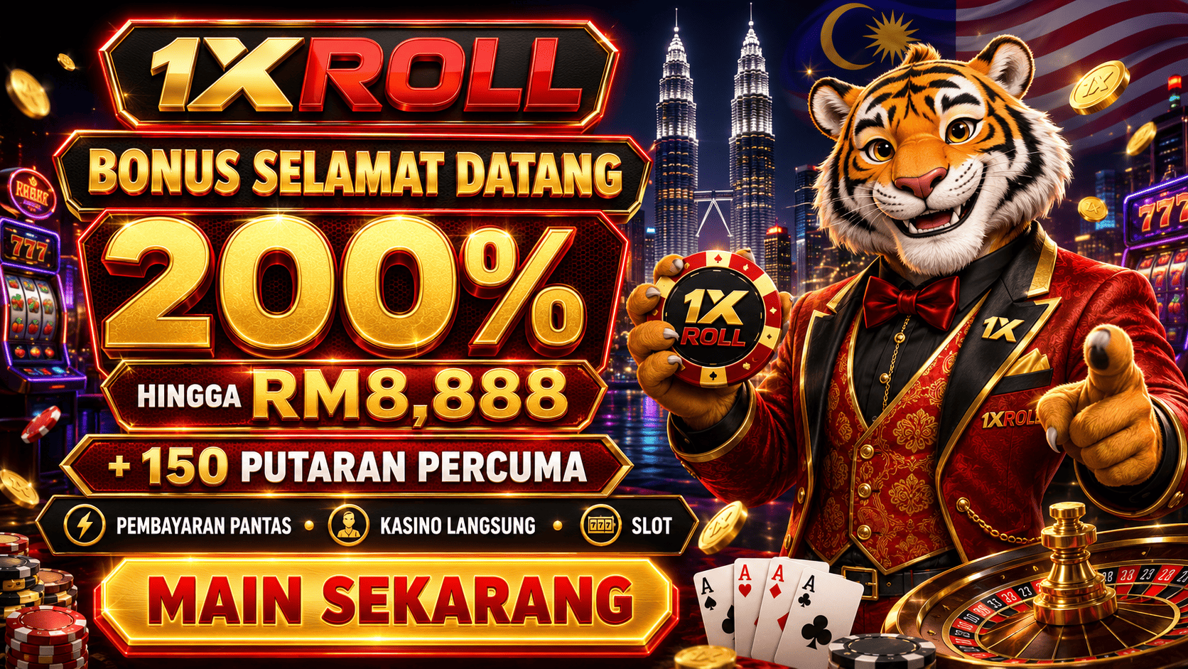 1XROLL Mobile Casino Malaysia - App and APK